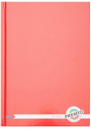 Premto A5 160pg Hardcover Notebook - Ketchup Red